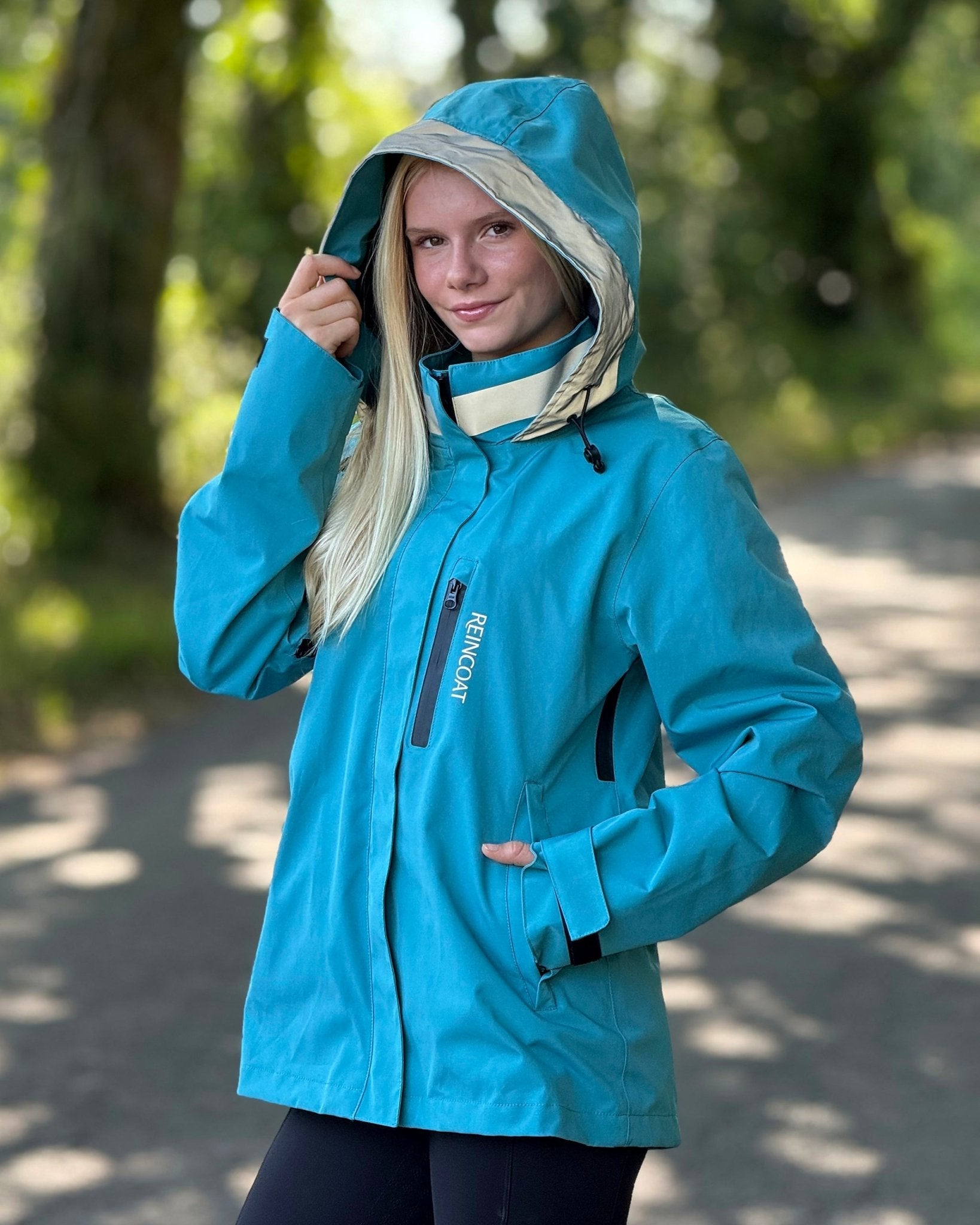 Reincoat Air Women's - Teal - Reinwear