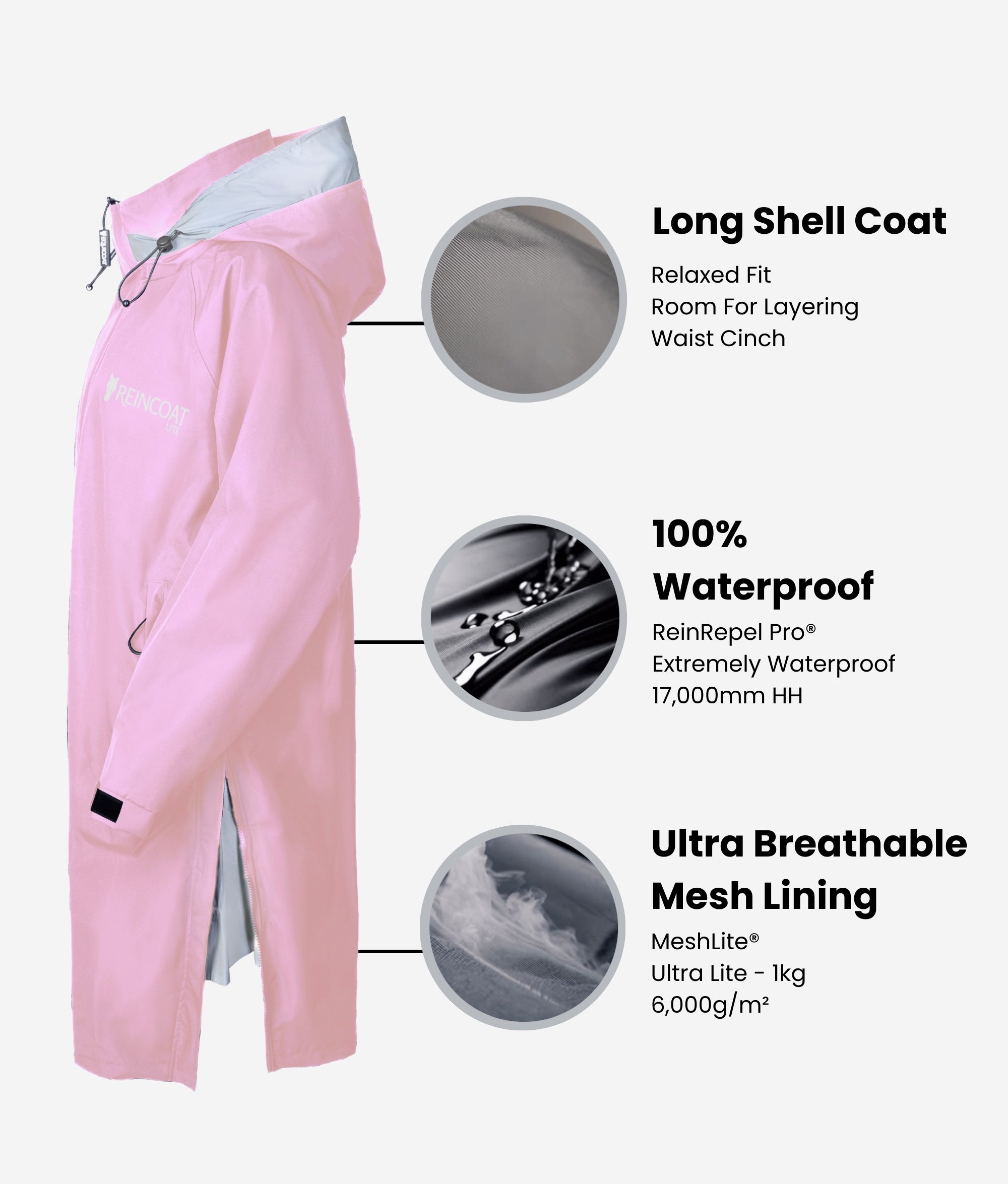 Reincoat Lite Adult - Pink