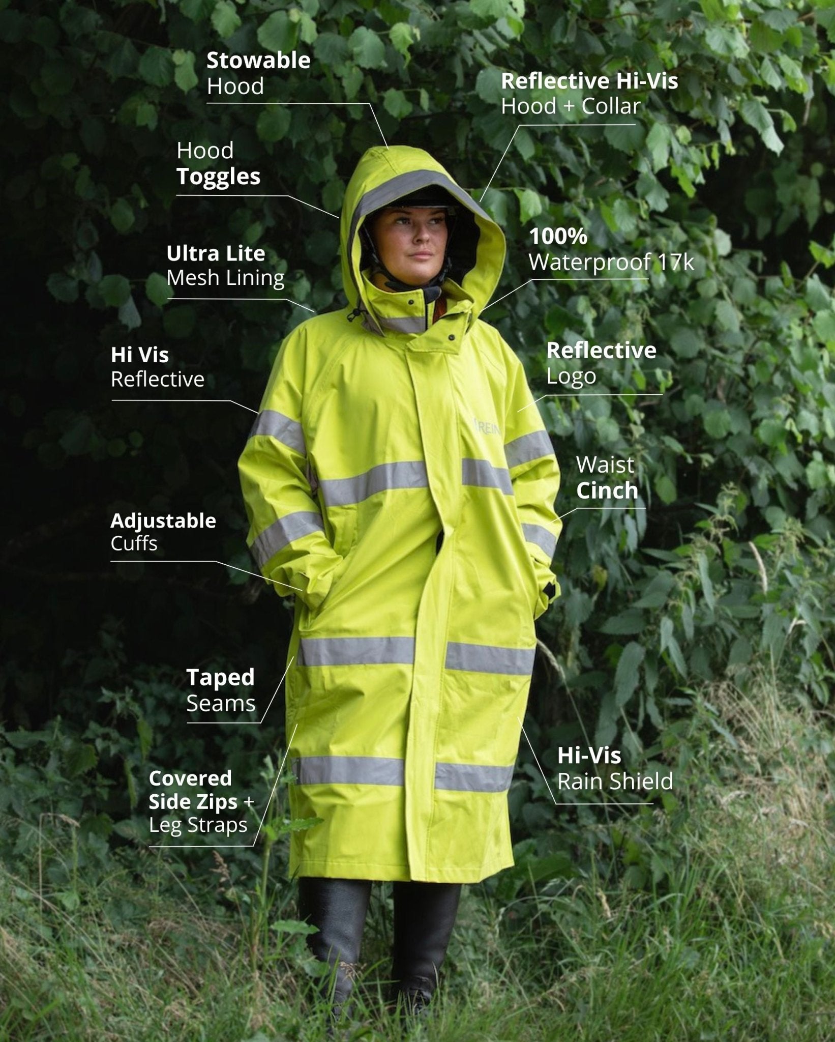 Reincoat Lite Adult - Hi - Vis Yellow - Reincoat